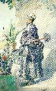 Carl Larsson flickan med dammvippan oil painting reproduction